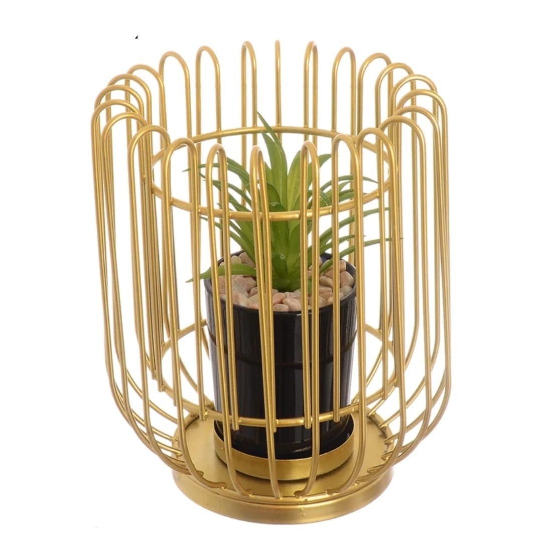 Royal Cage Metal Pot, Home Miniature Ornament, Iron Exquisite Home Decor, Decorative Metal Stand Royal Cage Metal Pot, Home Miniature Ornament, Iron Exquisite Home Decor, Decorative Metal Stand